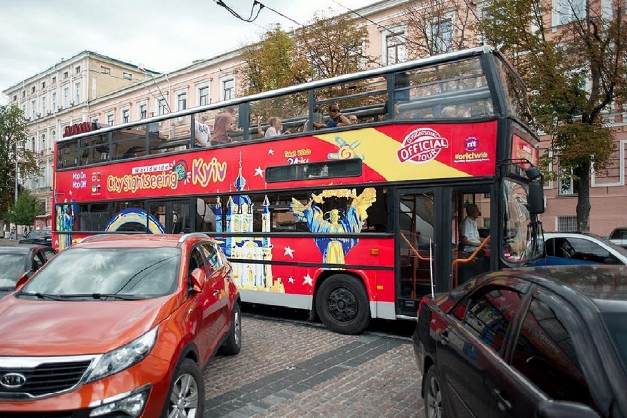 קייב Podil Apart Near Poschtova Square History Center מראה חיצוני תמונה